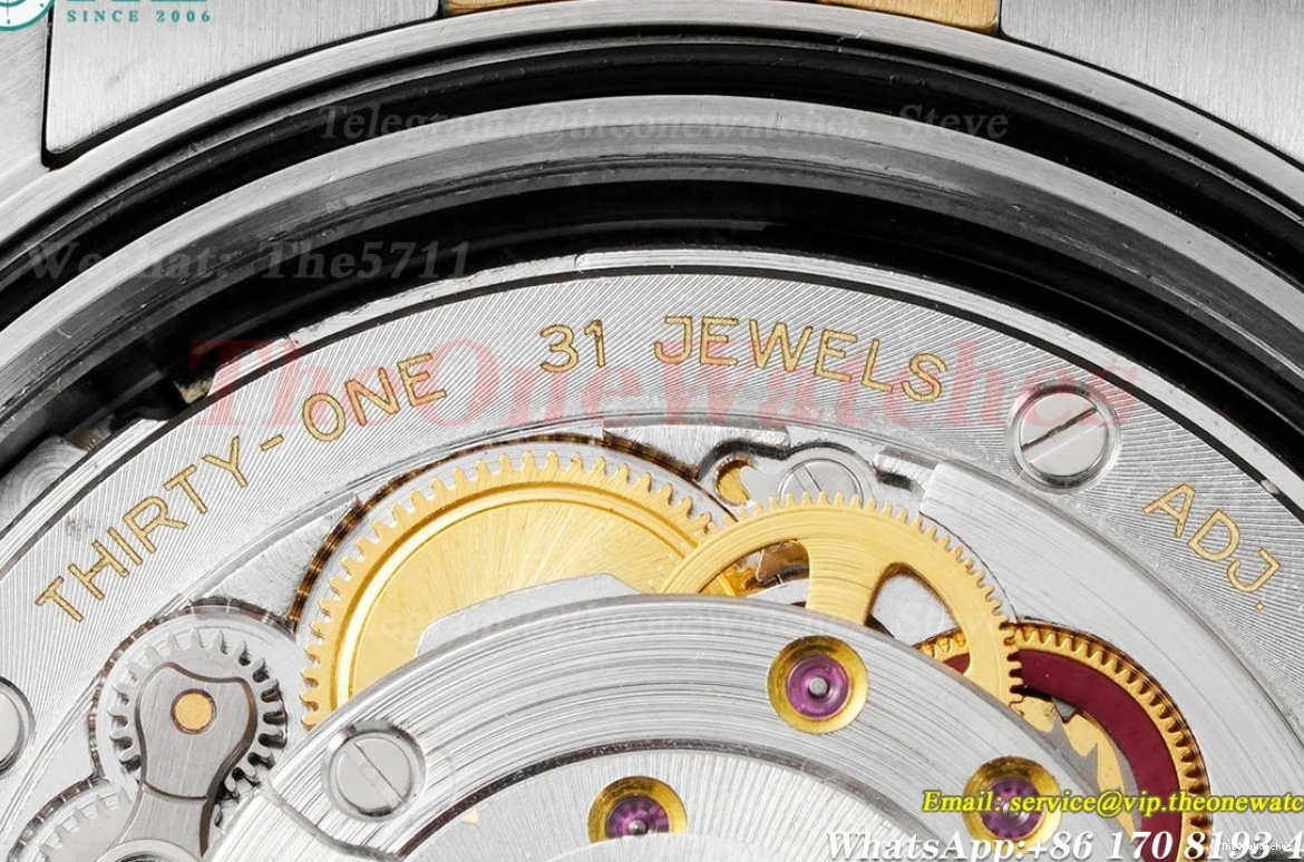 VR3235 Dial 41mm YG SS 126333 904L Jubilee Mop King Datejust Flt 0417